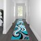Flash Furniture Turquoise 3' x 16' Modern Plush Abstract Area Rug KP-RG952-316-TQ-GG - alternate 1